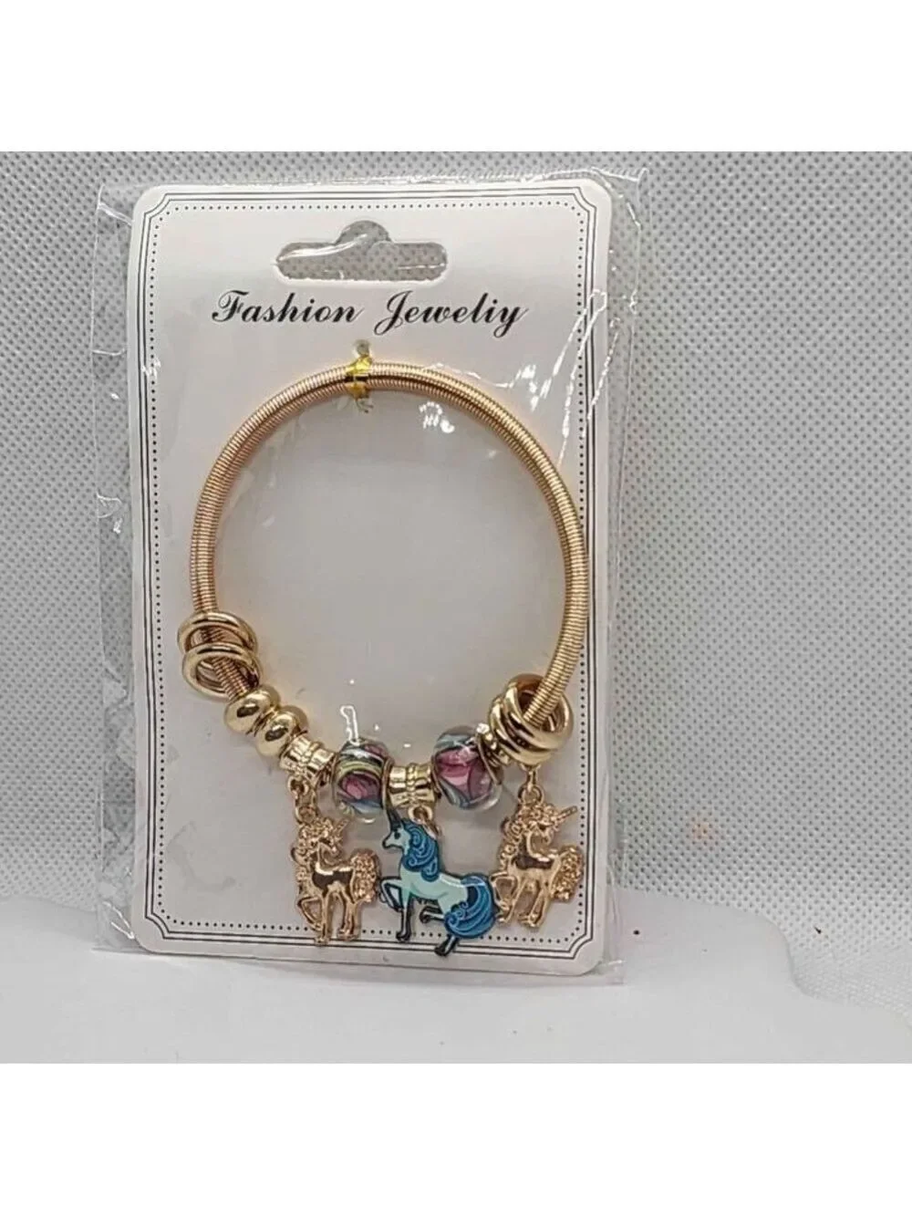 Brand New   Three Unicorn Bracelet